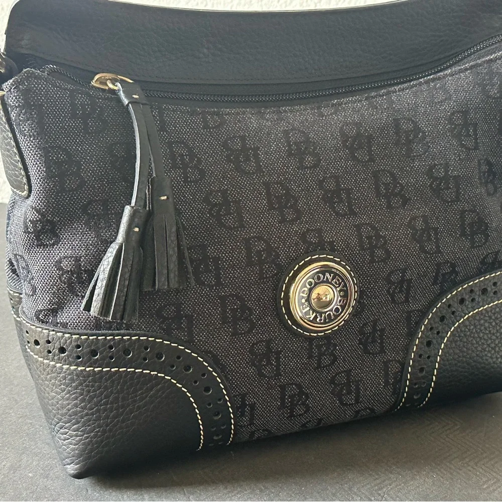 Dooney & Bourke Shoulder Bag w/ Matching Purse New Registration Card Nos Match - Picture 6 of 11